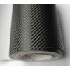 25cm x 50cm ČERNÁ CARBON FOLIE 3D - KARBON FOLIE