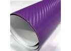 25cm x 50cm FIALOVÁ CARBON FOLIE 3D - KARBON FOLIE