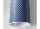 25cm x 50cm TMAVÁ MODRÁ CARBON FOLIE 3D - KARBON FOLIE